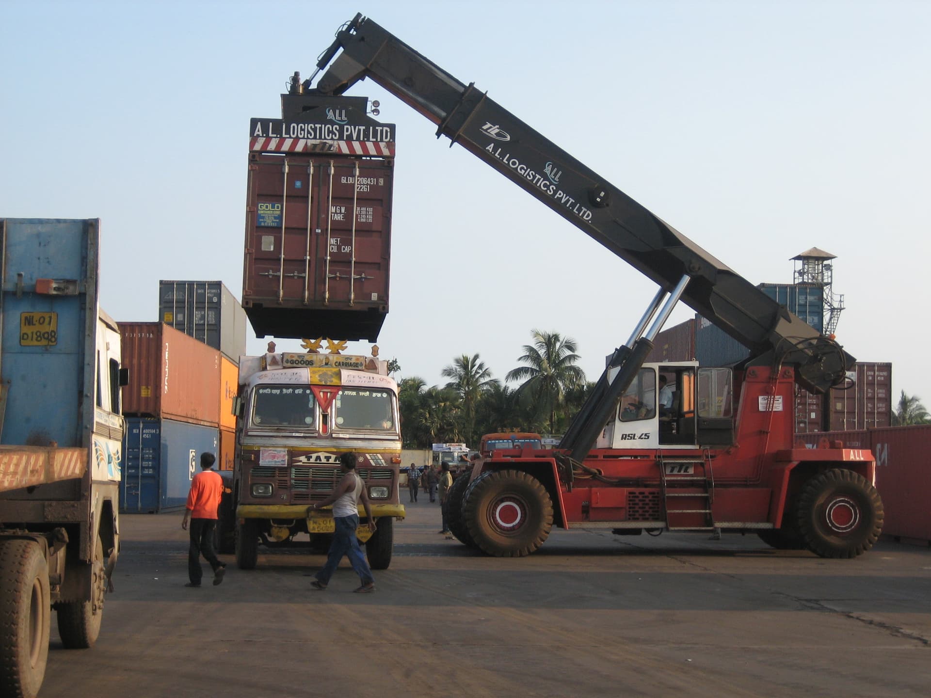 CFS Haldia - Container handling operations