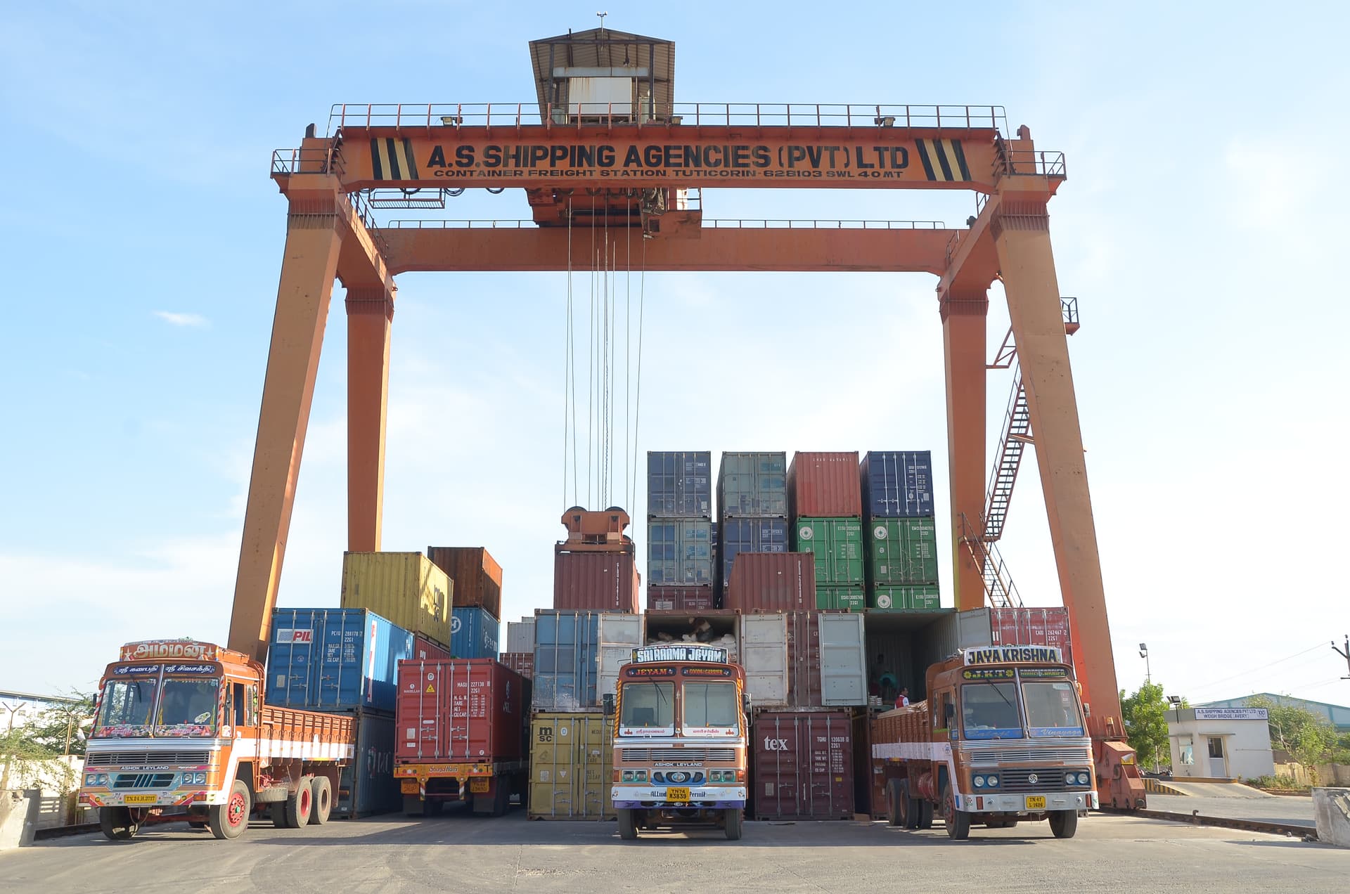 CFS Tuticorin - Container handling area