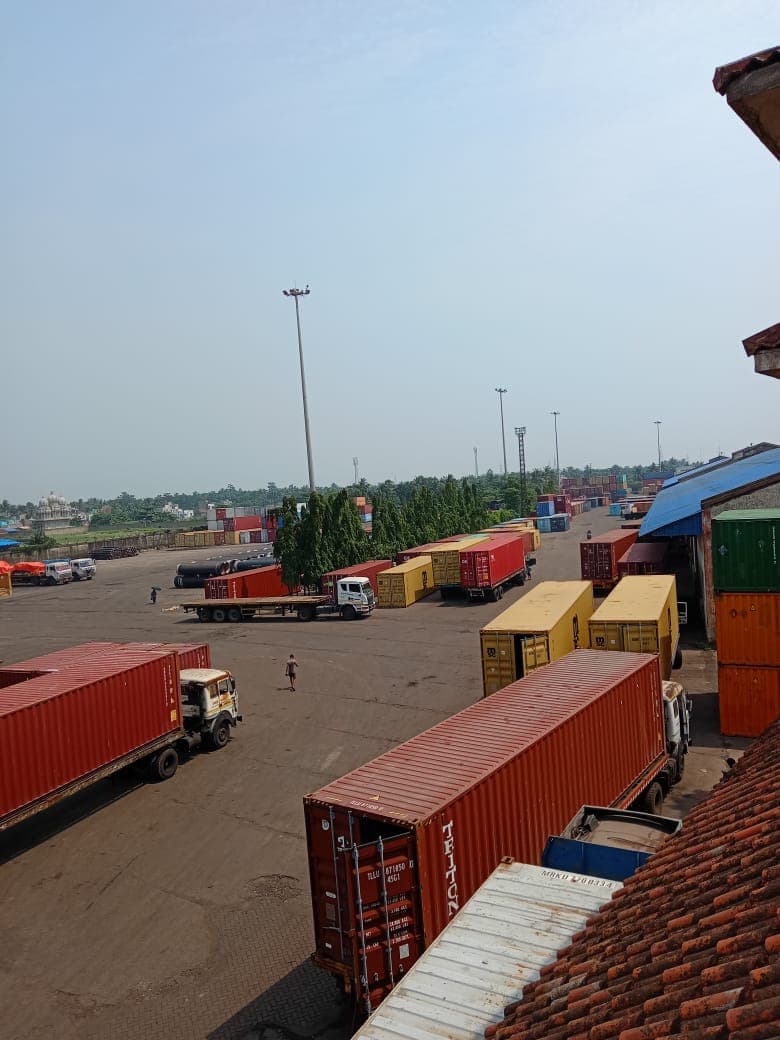 CFS Haldia - Cargo handling area