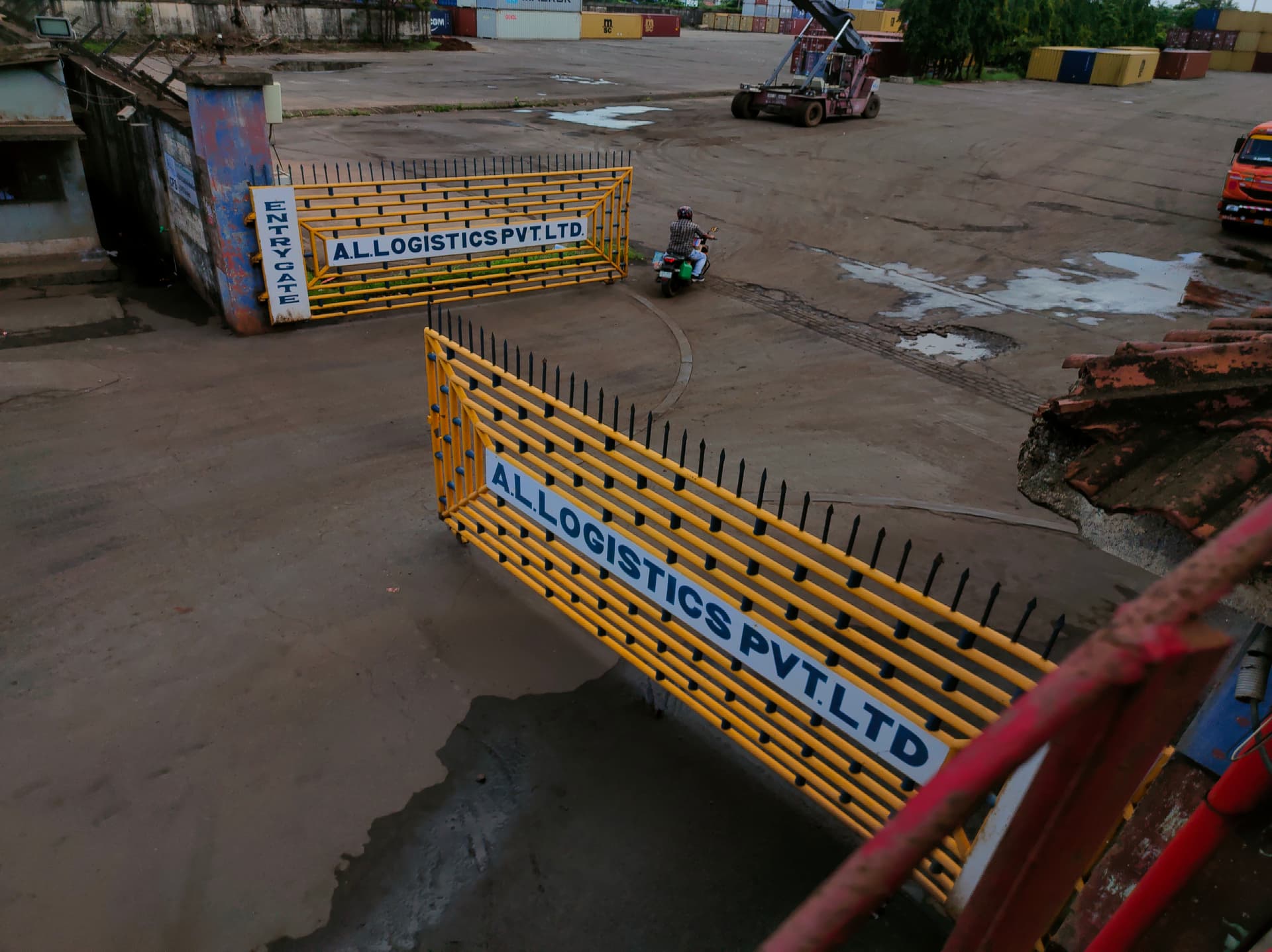 CFS Haldia - Equipment yard